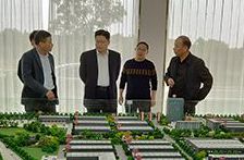柴桑区赵区长及马回岭镇胡书记莅临w66来利食品产业园视察工作